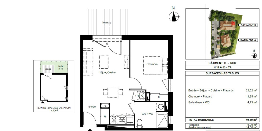 appartement à GUJAN MESTRAS (33470)