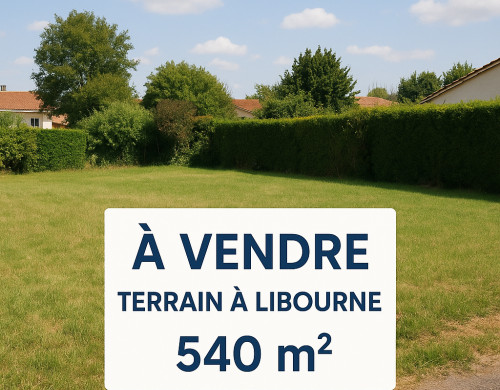 terrain  LIBOURNE