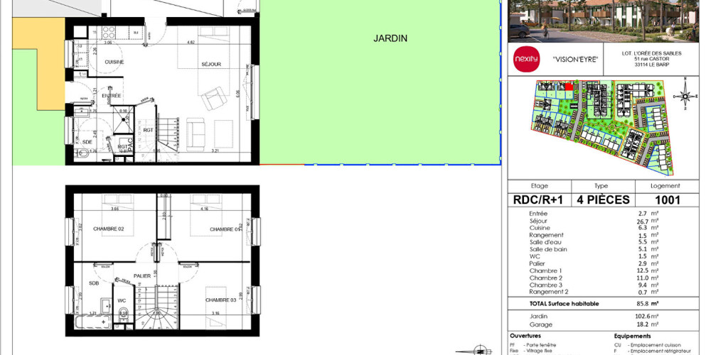 maison à LE BARP (33114)