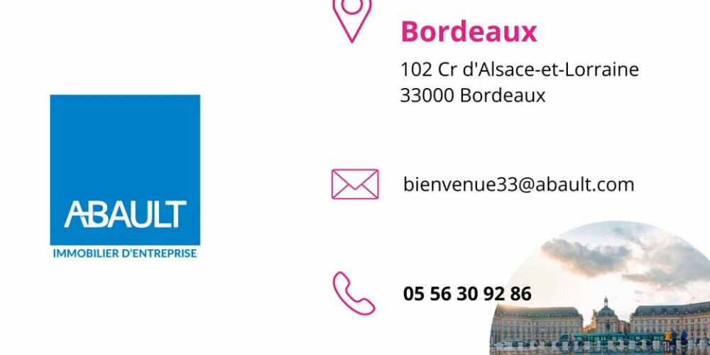 local commercial à BORDEAUX (33100)