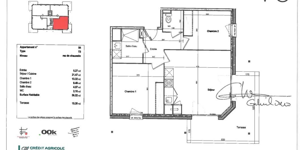 appartement à AUDENGE (33980)