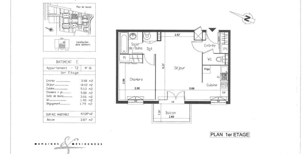 appartement à GIRONDE SUR DROPT (33190)
