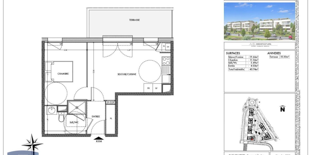 appartement à VILLENAVE D ORNON (33140)