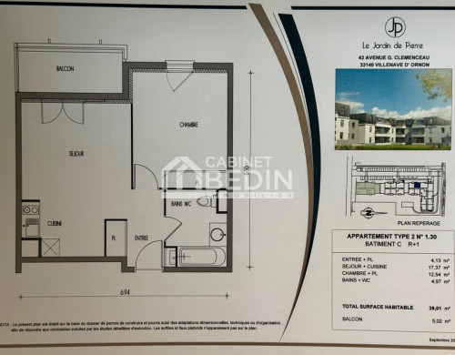 appartement  VILLENAVE D ORNON