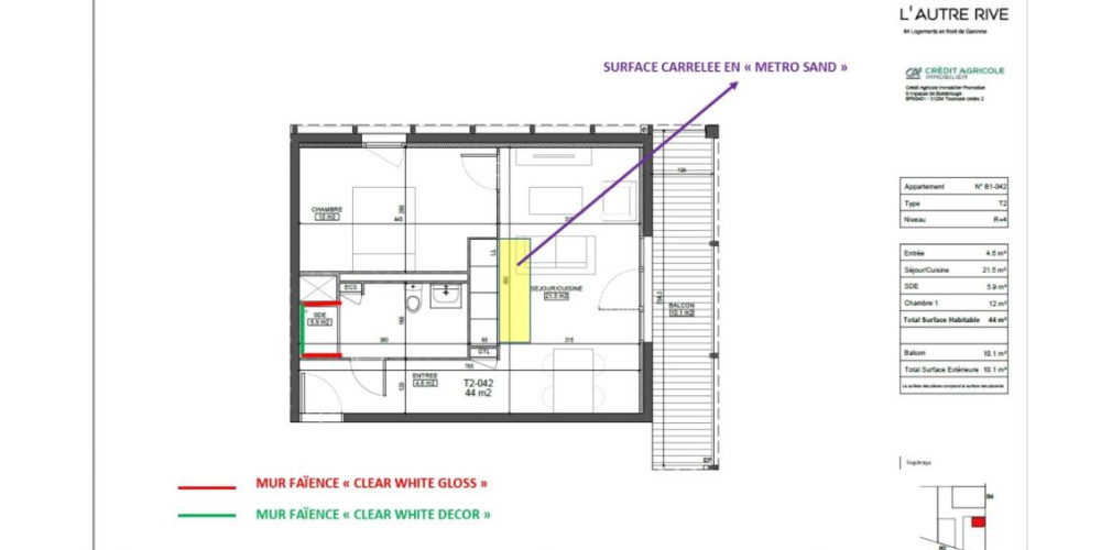 appartement à BORDEAUX (33100)
