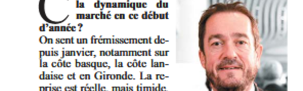 3 questions au Président de la Fnaim Aquitaine. - Figaro magazine