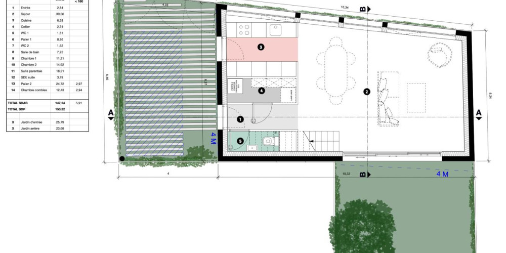 terrain à LE BOUSCAT (33110)