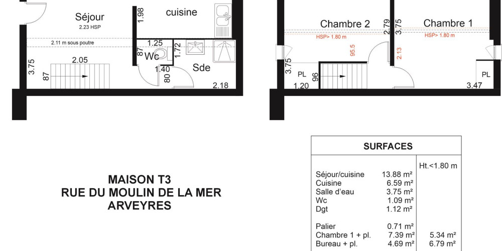 maison à ARVEYRES (33500)