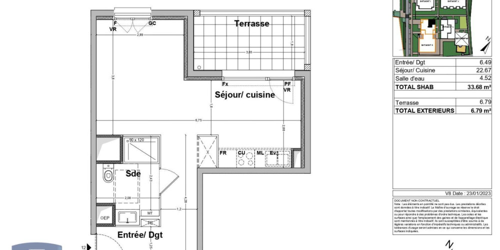 appartement à FLOIRAC (33270)