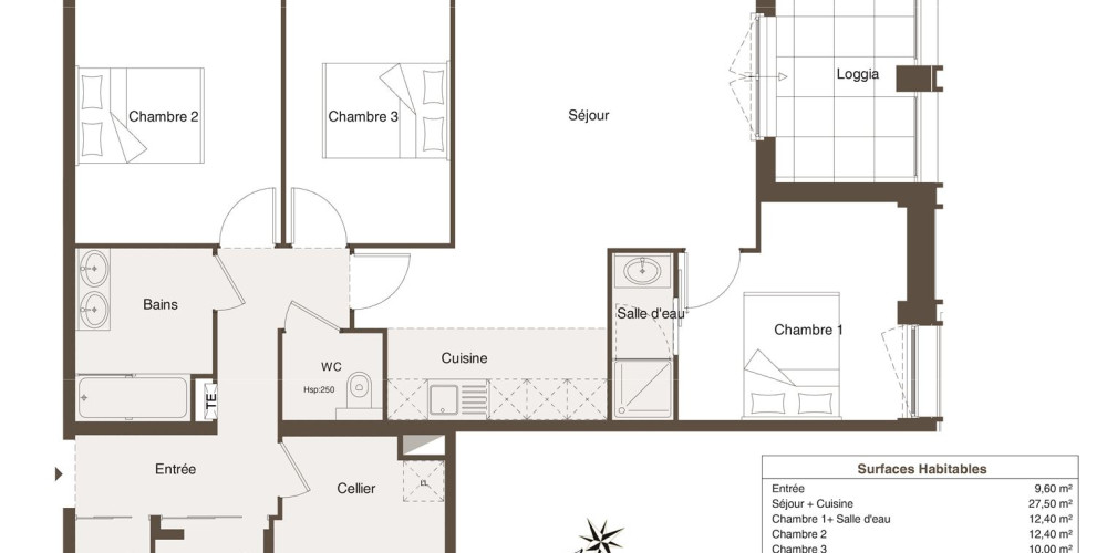 appartement à BORDEAUX (33000)