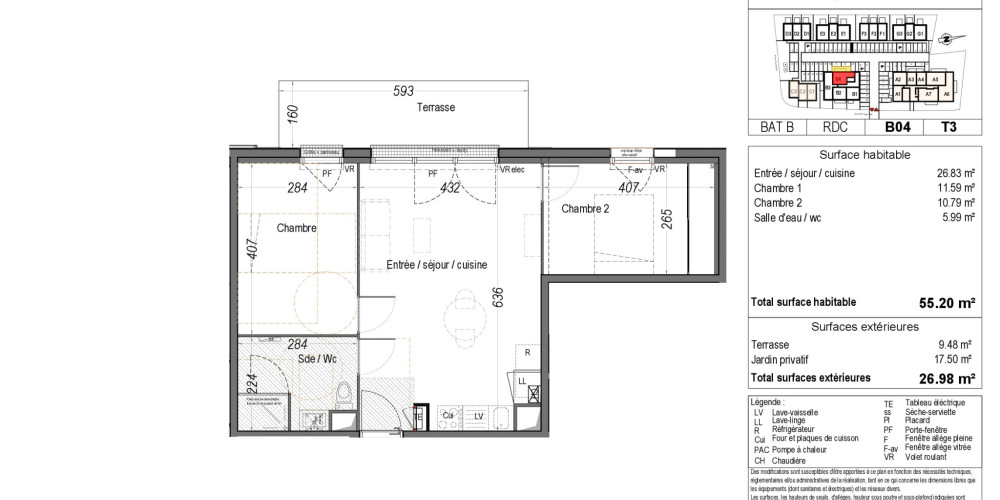 appartement à LE TEICH (33470)