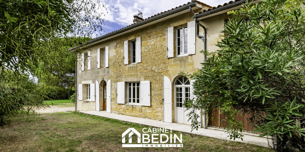maison à ST AUBIN DE BRANNE (33420)
