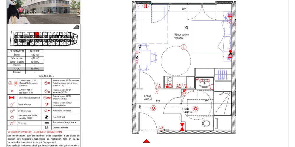 appartement à BORDEAUX (33300)