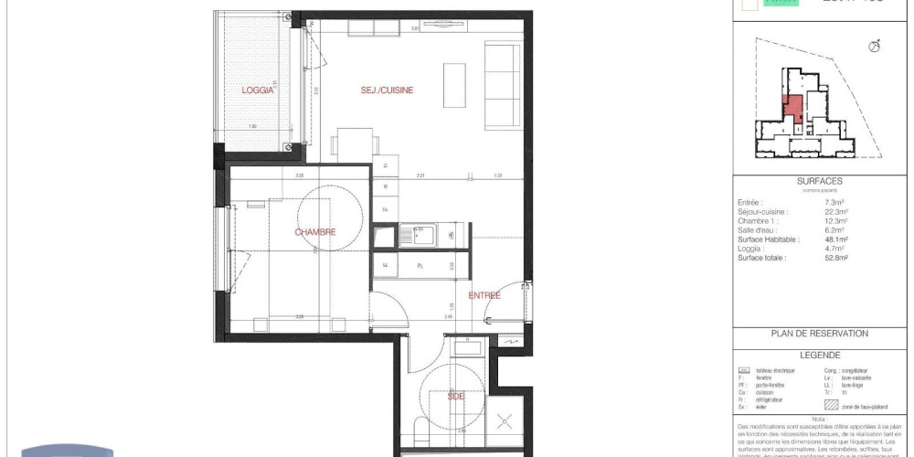 appartement à BORDEAUX (33000)