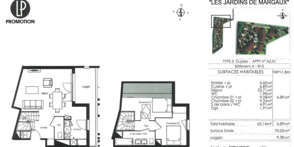 appartement à BLANQUEFORT (33290)