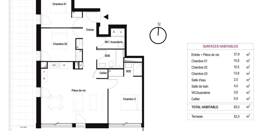appartement à BORDEAUX (33300)