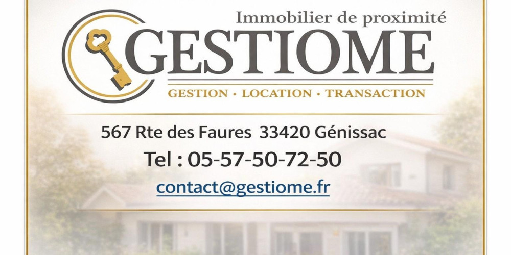 maison à GENISSAC (33420)